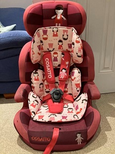 A child's car seat